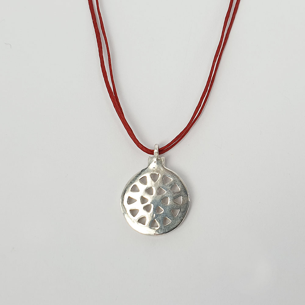 silver pendant - lefflow jewelry