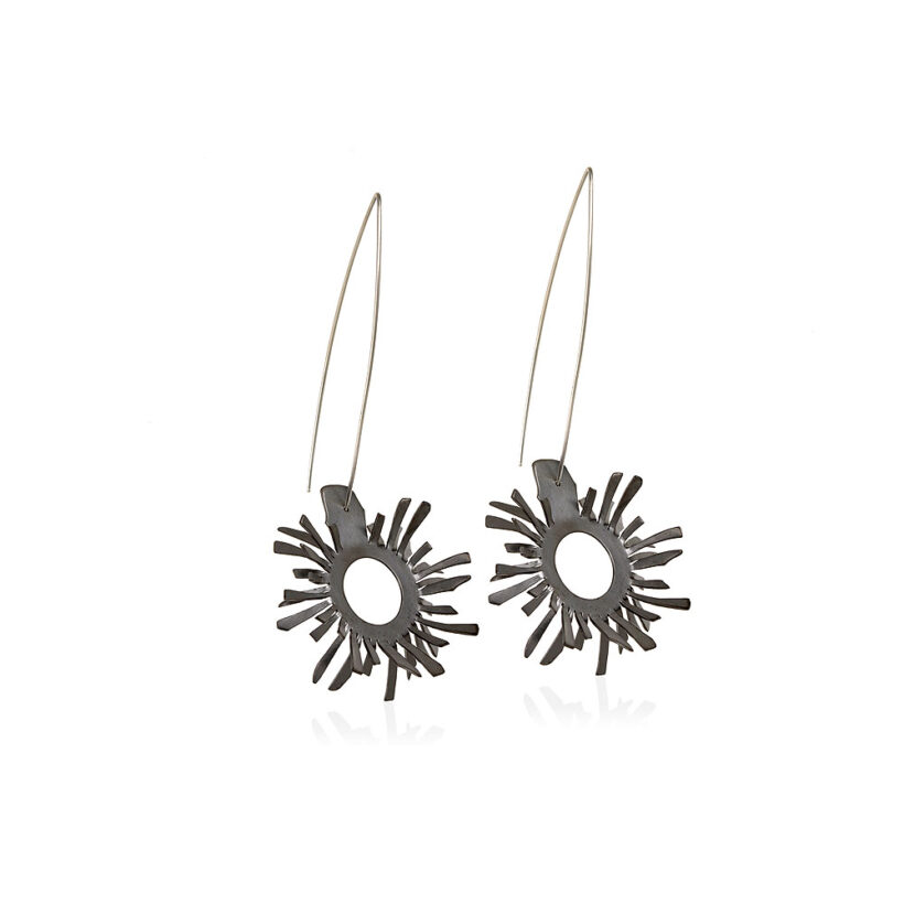 circular movement earrings - lefflow jewelry