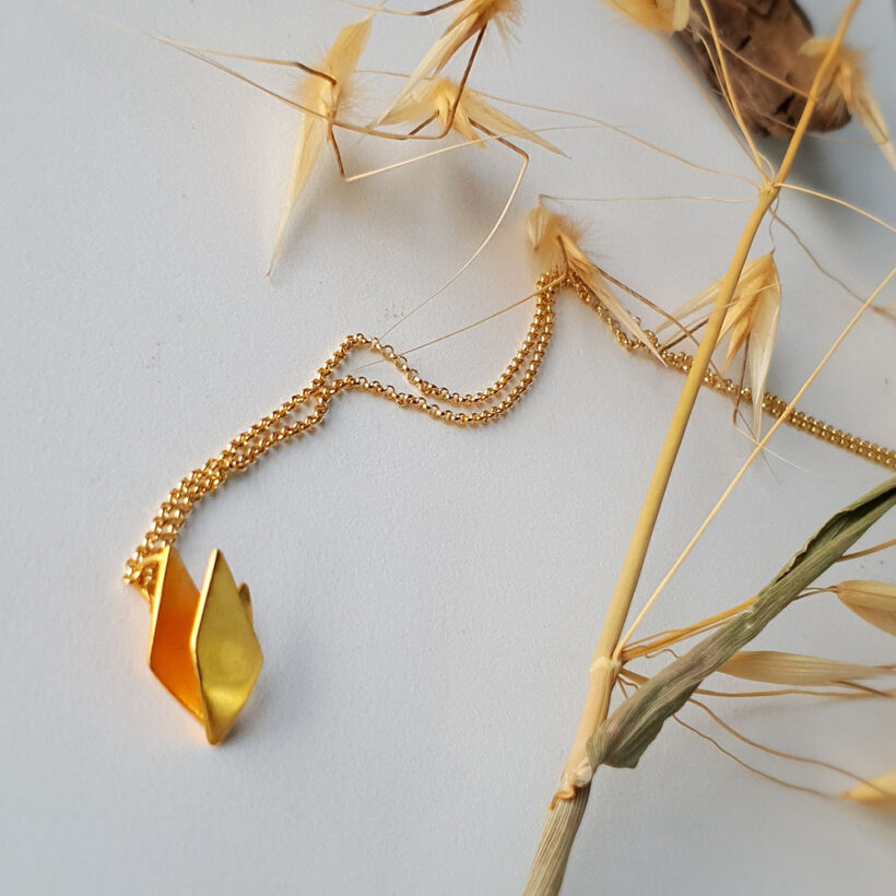 leaf necklace - lefflow jewelry